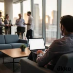 Sales rep publishing an authentic LinkedIn post to drive employee advocacy
